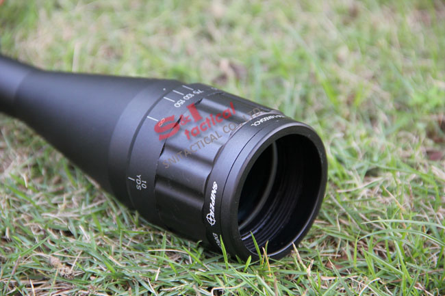 4-16x50 Mil-Dot Green/Red Illuminate Rifle Scope AO Adjustment